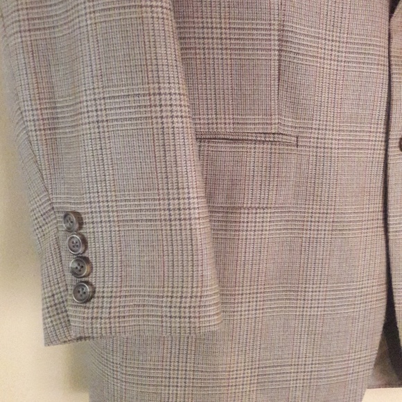 Ralph Lauren Men's Glen Plaid Silk Wool 2B Blazer - Picture 2 of 8